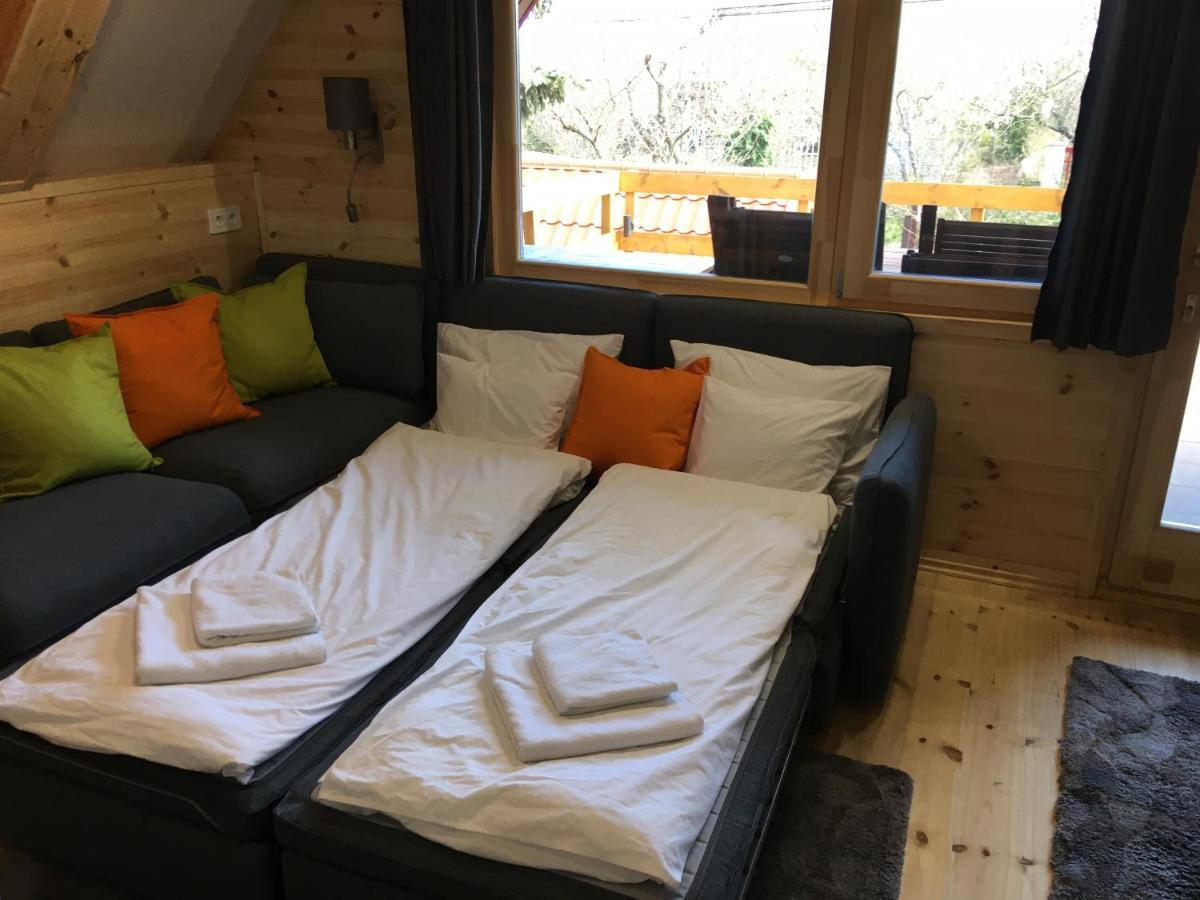 Wooden Apartman Prémium Jacuzzival Alsóörs Buitenkant foto